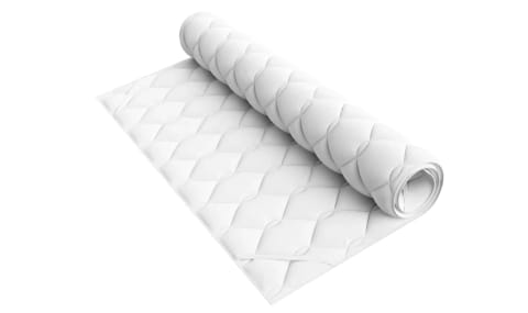 ⁨Nakładka na materac KAMA Włókna HCS, mikrofibra, gumki mocujące Rozmiar: 130 x 200⁩ w sklepie Wasserman.eu