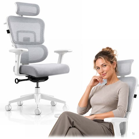 ⁨Fotel biurowy ergonomiczny Sofotel Nicea⁩ w sklepie Wasserman.eu