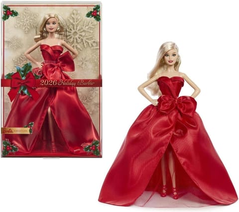 ⁨Barbie Świąteczna Lalka - Blond włosy⁩ w sklepie Wasserman.eu