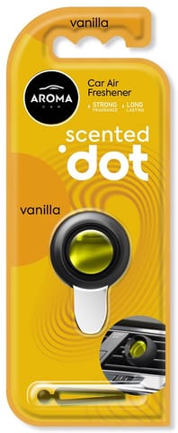 ⁨Odświeżacz powietrza aroma car membrana dot vanilla⁩ w sklepie Wasserman.eu