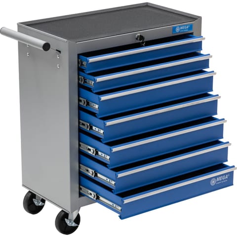 ⁨TOOL CABINET 7 DRAWERS 615X330X650MM MEGA⁩ at Wasserman.eu