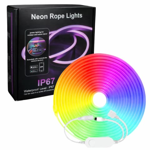 ⁨ZD189 Taśma neon led 15m rgb + pilot⁩ w sklepie Wasserman.eu