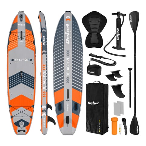 ⁨Deska SUP REBEL ACTIVE PRO RBA-4518 - pomarańczowa⁩ w sklepie Wasserman.eu