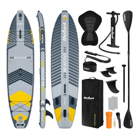 ⁨Deska SUP REBEL ACTIVE PRO RBA-4518 - szara⁩ w sklepie Wasserman.eu