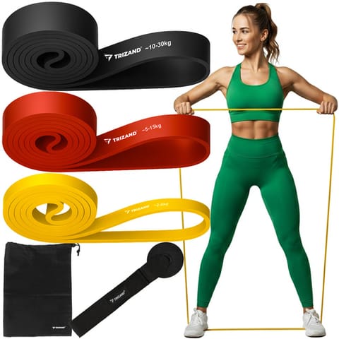 ⁨Zestaw gum do ćwiczeń - 3szt. Trizand 25879⁩ w sklepie Wasserman.eu