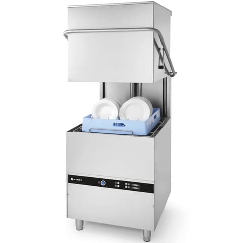 ⁨Dishwasher hood for dishes quick and economical basket 50x50cm 400V⁩ at Wasserman.eu