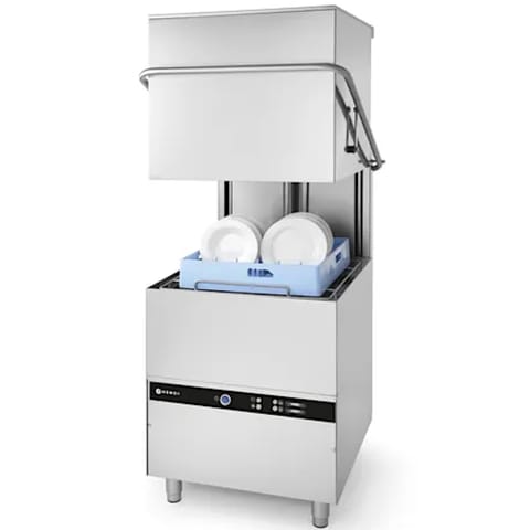 ⁨Dishwasher hood fast and economical + dispenser basket 50x50cm 400V⁩ at Wasserman.eu