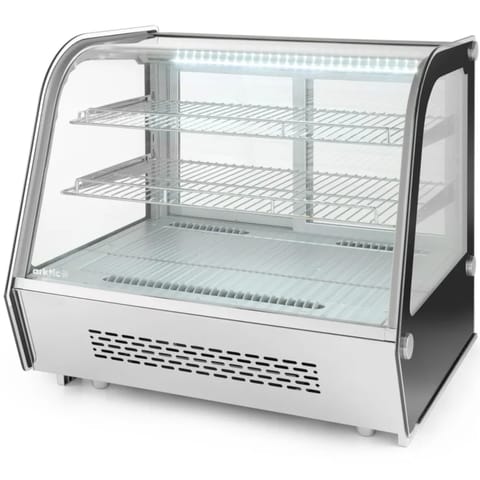 ⁨Adjustable refrigerated display cabinet 120L 2 shelves ARKTIC Hendi 233702⁩ at Wasserman.eu