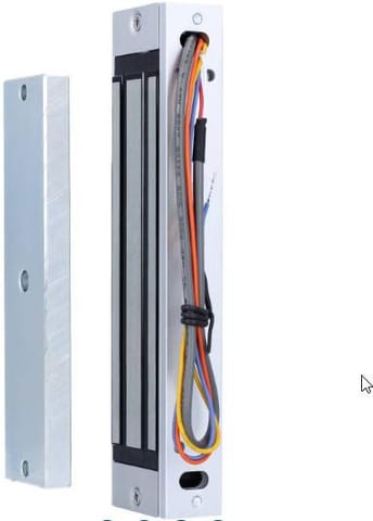 ⁨Zwora elektromagnetyczna powierzchniowa Wąska 180kg monitorowana CDVI V1SR⁩ w sklepie Wasserman.eu