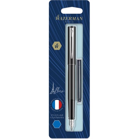 ⁨Pióro Wieczne ALLURE CZARNY MAT CT (blister) 2225503 WATERMAN⁩ w sklepie Wasserman.eu
