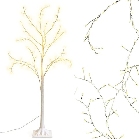 ⁨DRZEWKO DEKORACYJNE 240LED 180CM WHITE⁩ w sklepie Wasserman.eu