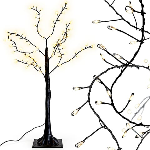⁨DRZEWKO DEKORACYJNE 100LED 90CM BLACK⁩ w sklepie Wasserman.eu
