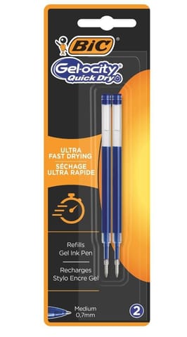 ⁨Wkładi Gel-ocity quick dry niebieski 2szt BIC⁩ w sklepie Wasserman.eu