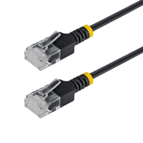⁨StarTech.com 3M Black Ultra Slim Cat6A⁩ w sklepie Wasserman.eu
