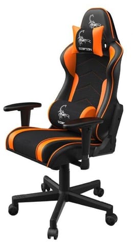 ⁨Fotel gamingowy Gembird GC-SCORPION-04X czarno - pomarańczowy⁩ w sklepie Wasserman.eu