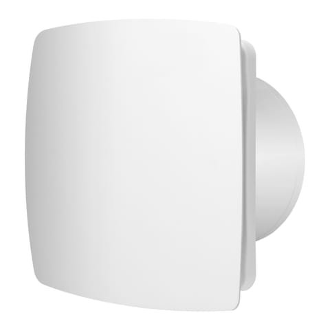 ⁨Wentylator łazienkowy FLAT MINI, wyłącznik czasowy, 100 mm, biały połysk⁩ w sklepie Wasserman.eu