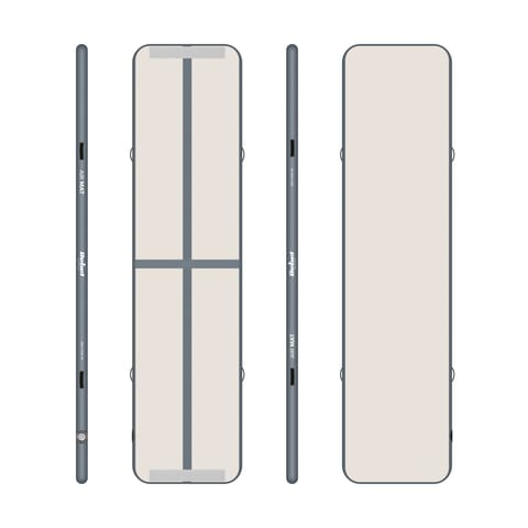 ⁨Ścieżka gimnastyczna, akrobatyczna Airtrack REBEL 400x100x10 - grey⁩ w sklepie Wasserman.eu