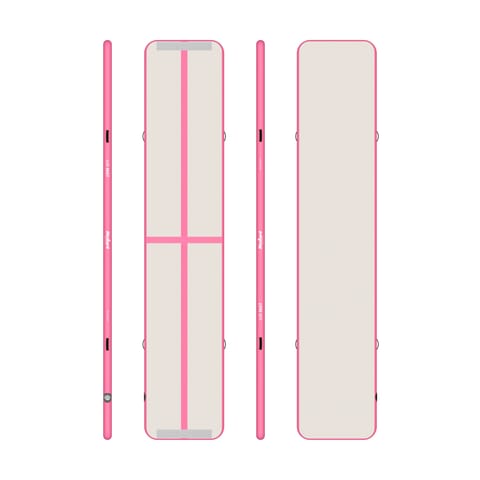 ⁨Ścieżka gimnastyczna, akrobatyczna Airtrack REBEL 500x100x10 - pink⁩ w sklepie Wasserman.eu