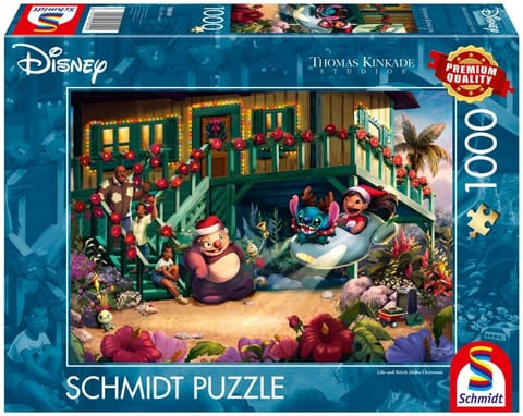 ⁨Puzzle PQ 1000 Lilo & Stich Święta w duchu Aloha⁩ w sklepie Wasserman.eu