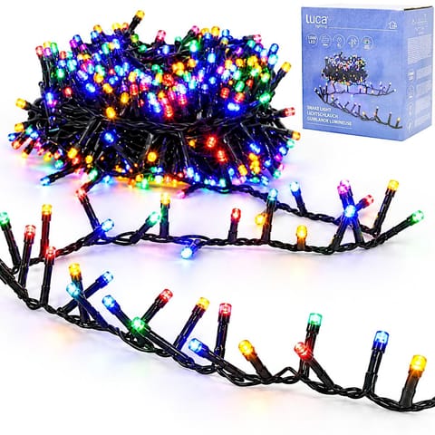 ⁨LAMPKI CHOINKOWE ŁAŃCUCH ŚWIETLNY 1000 LED TIMER MULTIKOLOR LUCA⁩ w sklepie Wasserman.eu