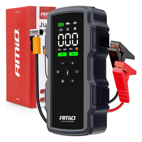 ⁨Urządzenie rozruchowe jump starter booster 4w1 12v 17ah 900a amio-05126⁩ w sklepie Wasserman.eu