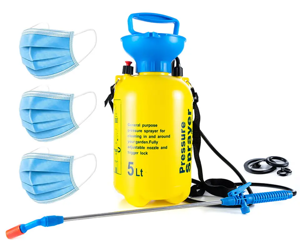 ⁨Pressure garden sprayer 5 liters⁩ at Wasserman.eu