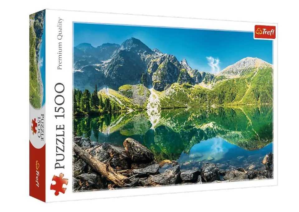 ⁨Puzzle 1500 elementów Jezioro Morskie Oko Tatry Polska⁩ w sklepie Wasserman.eu