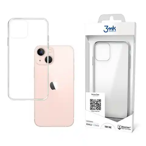 ⁨3MK All-Safe Skinny Case iPhone 13 Mini Clear⁩ w sklepie Wasserman.eu