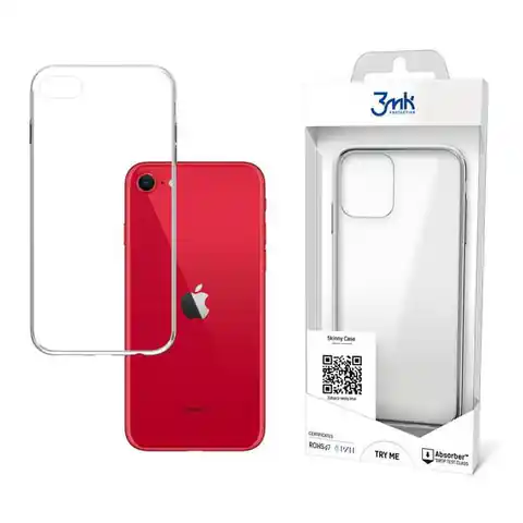 ⁨3MK All-Safe Skinny Case iPhone 7/8/SE 2020/2022 Clear⁩ w sklepie Wasserman.eu