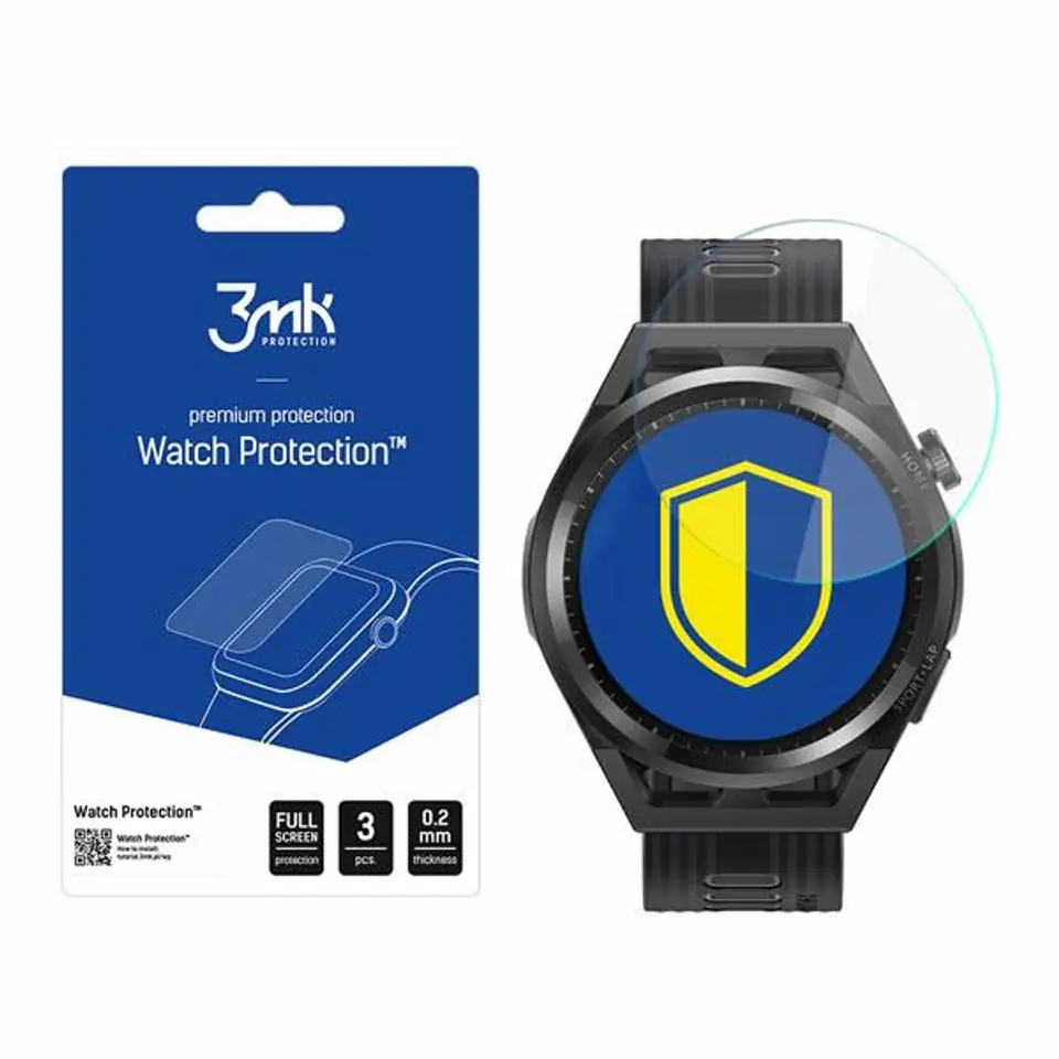 ⁨3MK FlexibleGlass Watch Huawei Watch GT Runner Szkło Hybrydowe⁩ w sklepie Wasserman.eu