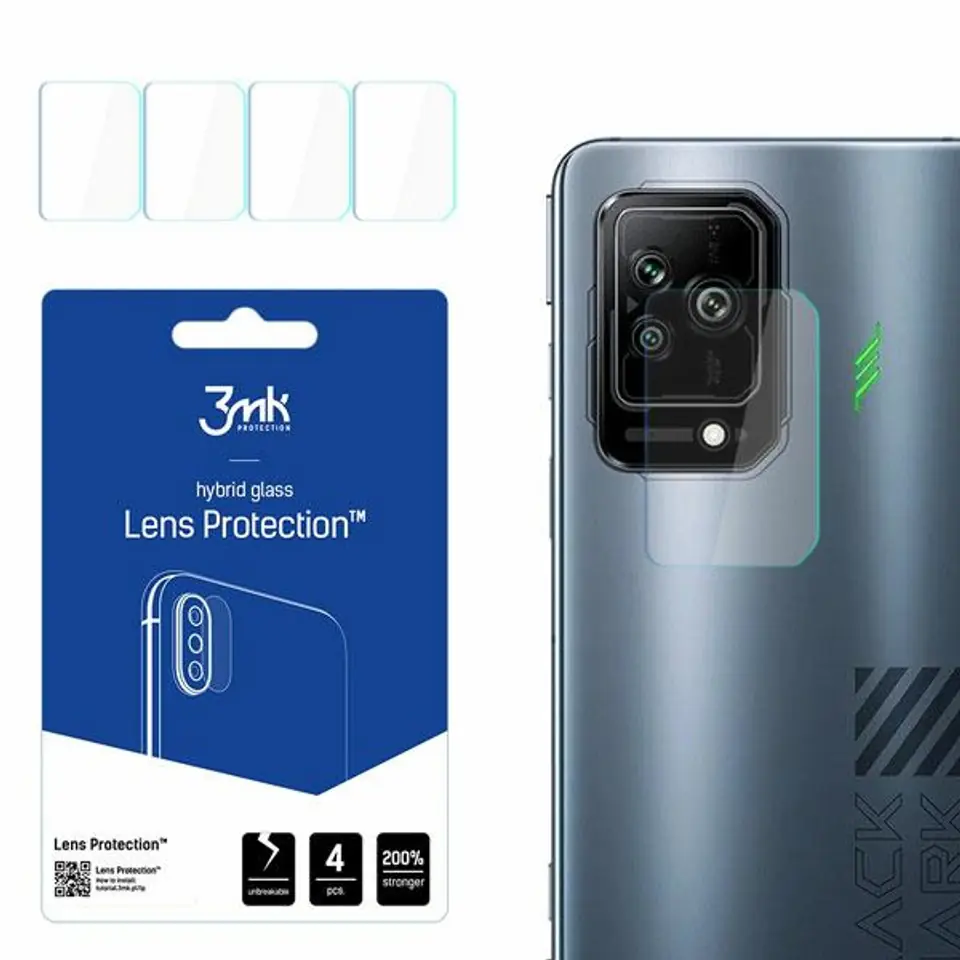 ⁨3MK Lens Protect Xiaomi Black Shark 5 Camera Lens Protection 4pcs⁩ at Wasserman.eu