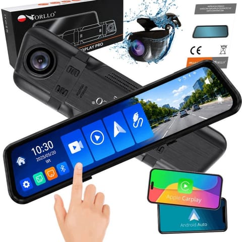 ⁨Kamera Samochodowa Przód Tył ORLLO Autoplay PRO 4K GPS WiFi⁩ w sklepie Wasserman.eu