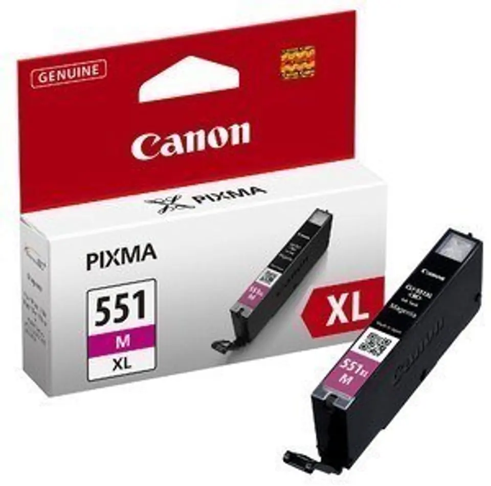 ⁨Tusz Canon czerwony CLI-551MXL=CLI551MXL=6445B001, 315 str.⁩ w sklepie Wasserman.eu