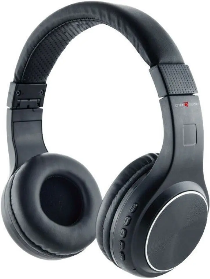⁨Gembird Bluetooth stereo headset "Warsaw" BHP-WAW Headband/On-Ear, Bluetooth, Black, Wireless⁩ at Wasserman.eu