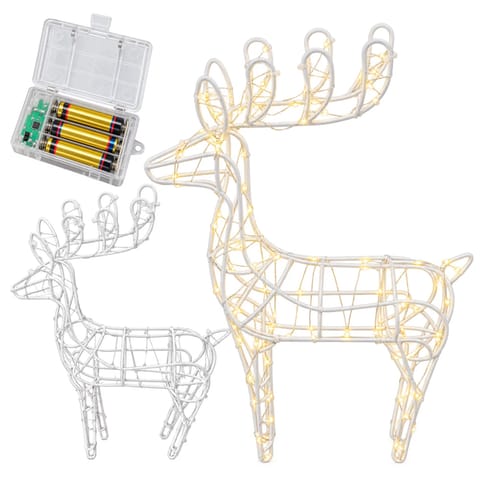 ⁨Renifer świecący zewnętrzny do domu ogrodu LED - Rudolf⁩ w sklepie Wasserman.eu