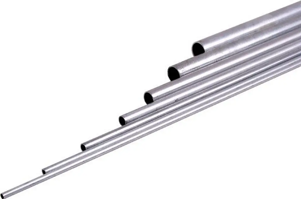 Aluminiumrohr außen 5,0 mm innen 4,15 mm Länge 1 m im Wasserman.eu
