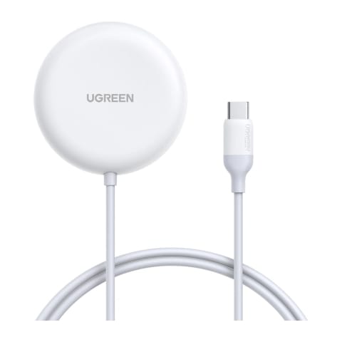 ⁨Ładowarka indukcyjna magnetyczna UGREEN W750 25W (biała)⁩ w sklepie Wasserman.eu