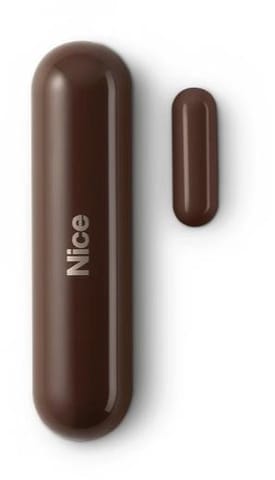 ⁨Czujnik otwarcia drzwi i okien brązowy NICE FGDW-002-7 EU Door/Window-control⁩ w sklepie Wasserman.eu