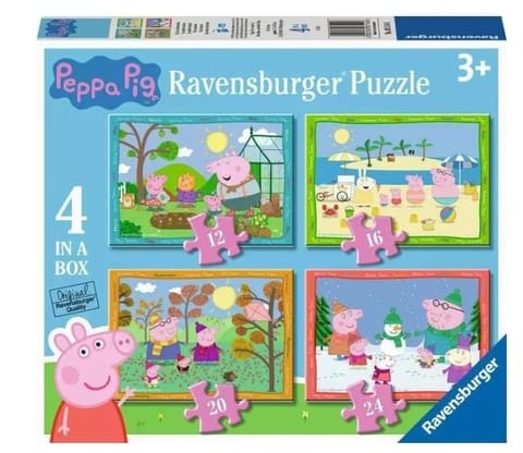 ⁨Puzzle 2D 4w1 Świnka Peppa Pory roku⁩ w sklepie Wasserman.eu