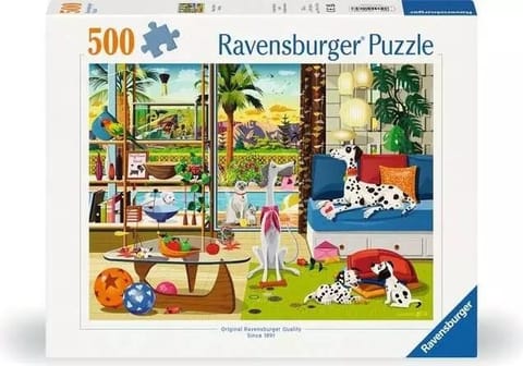 ⁨Puzzle 2D 500 Wesołe zwierzęta⁩ w sklepie Wasserman.eu