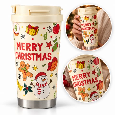 ⁨Świąteczny kubek termiczny 520ml z uchwytem i ustnikiem, MERRY CHRISTMAS CUP34⁩ w sklepie Wasserman.eu