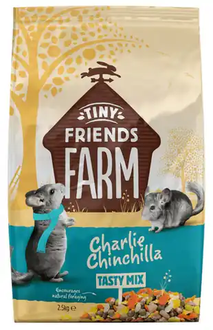 ⁨Supreme Petfoods Tiny Friends Farm Charlie Chinchilla Leckere Mischung 850g⁩ im Wasserman.eu