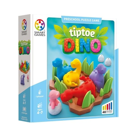 ⁨Smart Games Tiptoe Dino (ENG) IUVI Games⁩ w sklepie Wasserman.eu