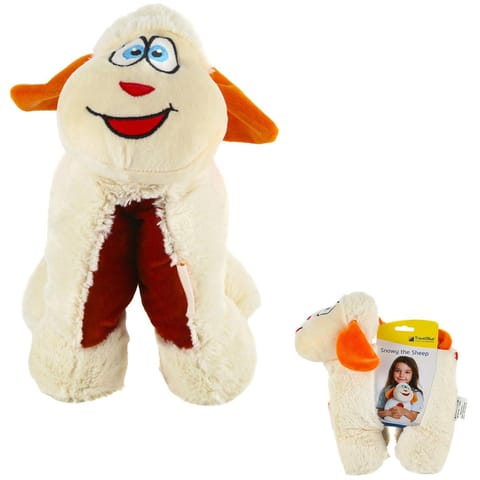 ⁨TRAVEL BLUE PODUSZKA PODRÓŻNA DZIECĘCA OWIECZKA SNOWY⁩ w sklepie Wasserman.eu