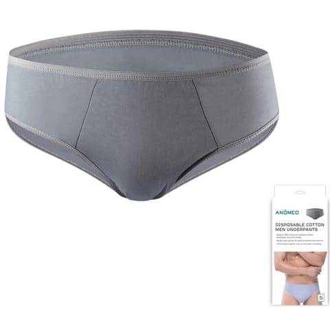 ⁨BIELIZNA JEDNORAZOWA MĘSKA ANOMEO (BAWEŁNIANA) XL - 6SZT⁩ w sklepie Wasserman.eu