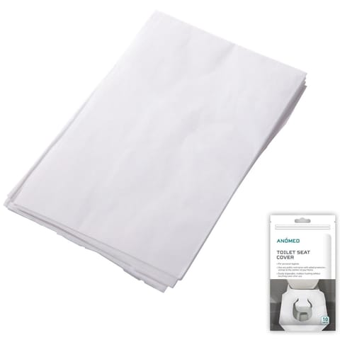 ⁨HIGIENICZNA NAKLADKA TOALETOWA 38X46CM (10SZT.) ANOMEO⁩ w sklepie Wasserman.eu