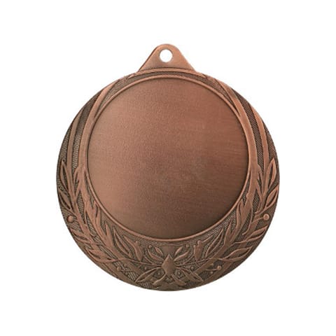 ⁨Medal brązowy ogólny z miejscem na emblemat 50 mm - medal stalowy⁩ w sklepie Wasserman.eu