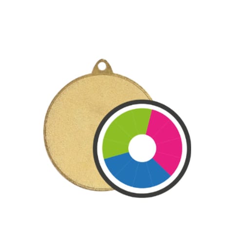⁨Medal ogólny stalowy z nadrukiem luxor jet⁩ w sklepie Wasserman.eu