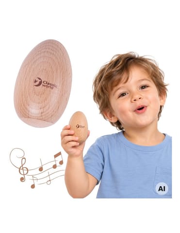 ⁨CLASSIC WORLD EDU Instrument Muzyczny Jajko dla Dzieci⁩ w sklepie Wasserman.eu