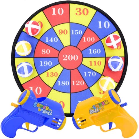 ⁨DART RZUTKI DLA DZIECI NA RZEPY Z PISTOLETAMI 36CM⁩ w sklepie Wasserman.eu